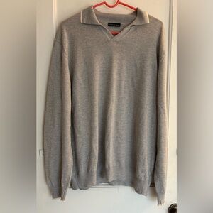 Emanuel Berg Polo Wool/Cotton/Cashmere Lightweight Sweater Size XXL